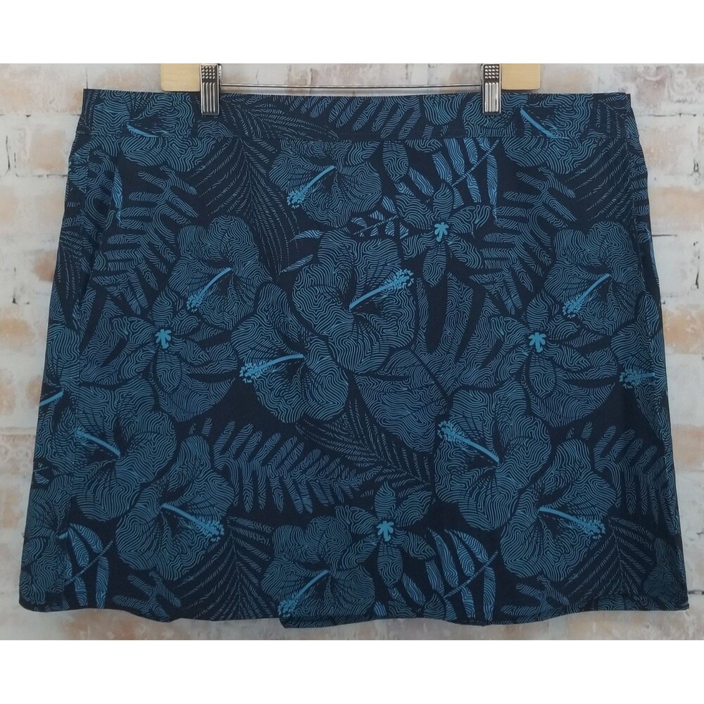 RipSkirt Maui Moonlight Water-Repellent Athletic Wrap Skirt Blue Women's XXL